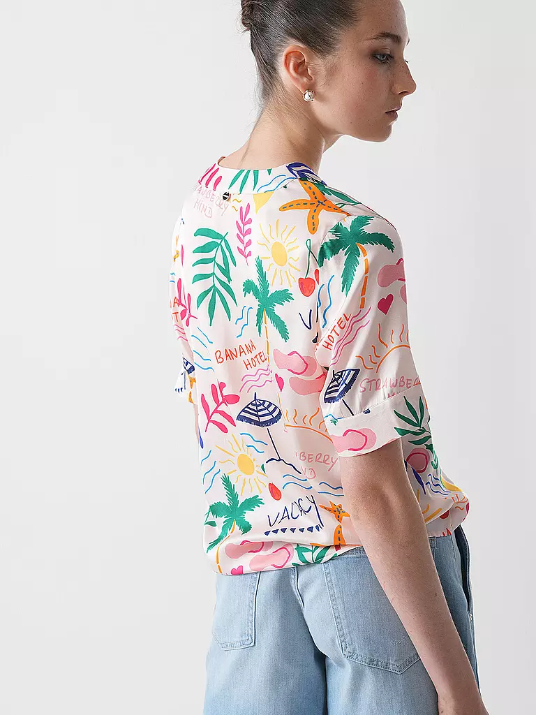 RICH & ROYAL | T-shirt blouse | Blanc