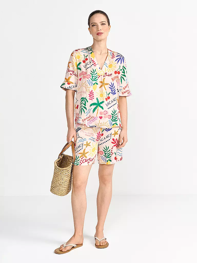 RICH & ROYAL | T-shirt blouse | Blanc