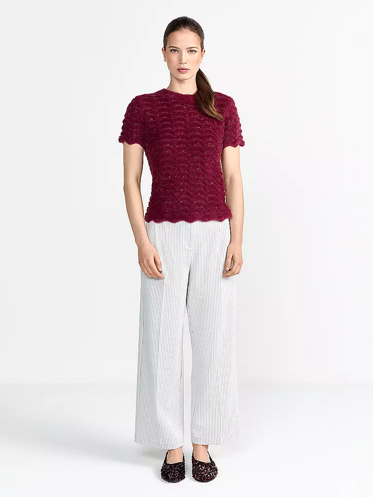 RICH & ROYAL | T-shirt | Rouge foncé