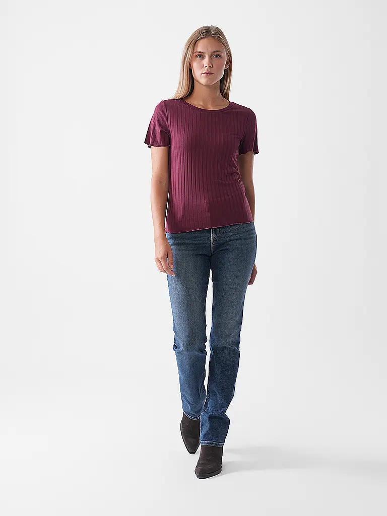 RICH & ROYAL | T-shirt | Rouge foncé