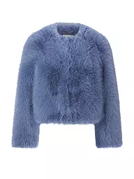 RICH & ROYAL | Veste aspect fourrure | Bleu