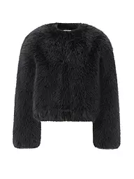 RICH & ROYAL | Veste aspect fourrure | Noir