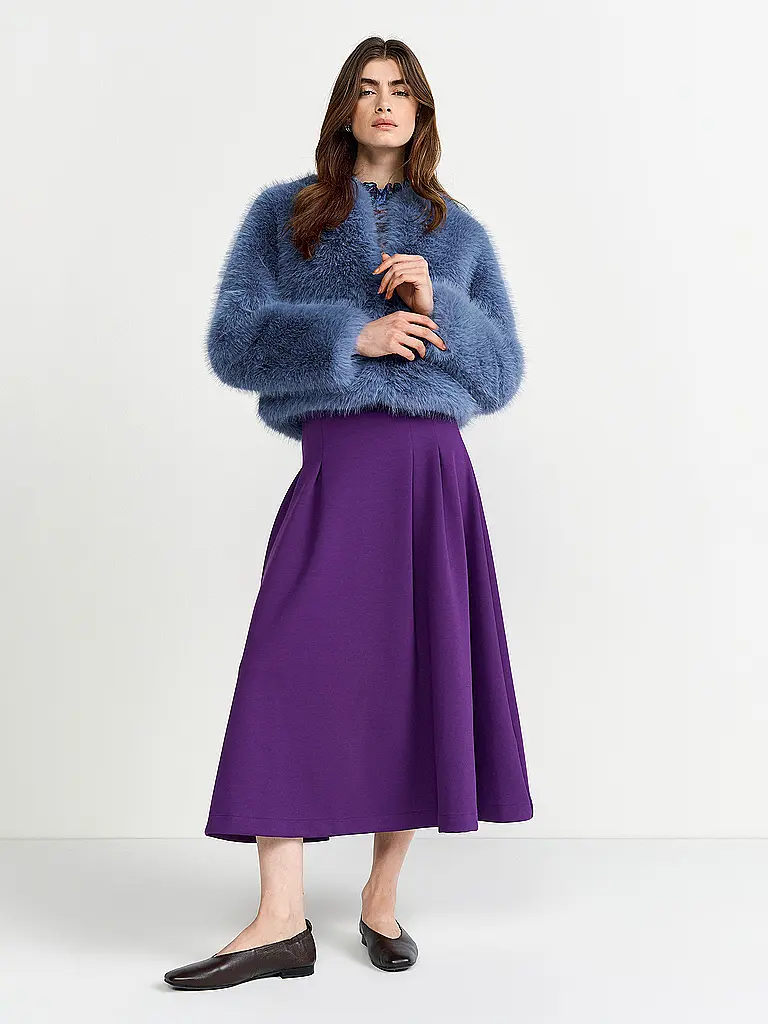 RICH & ROYAL | Veste aspect fourrure | Bleu