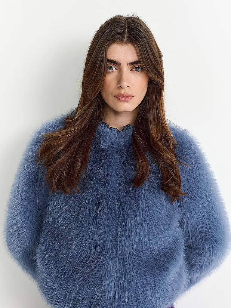 RICH & ROYAL | Veste aspect fourrure | 