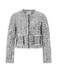 RICH & ROYAL | Veste coupe carrée | Argent