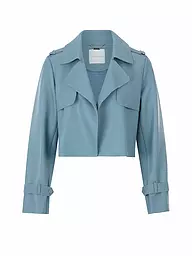 RICH & ROYAL | Veste en cuir | Bleu clair