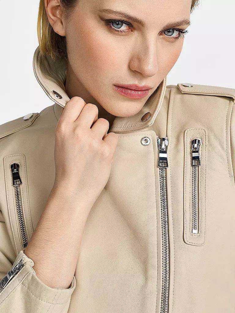 RICH & ROYAL | Veste en cuir | 