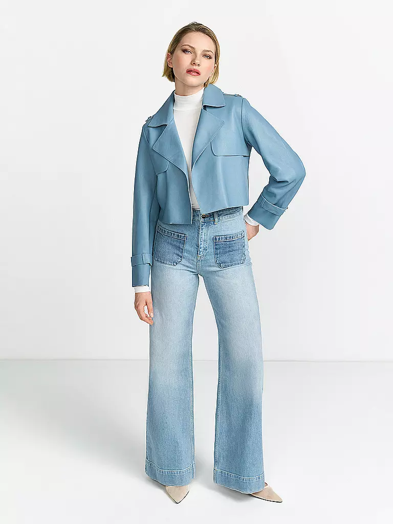 RICH & ROYAL | Veste en cuir | 