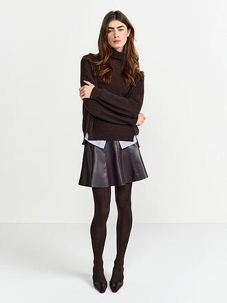 RICHROYAL | Mini-jupe aspect cuir