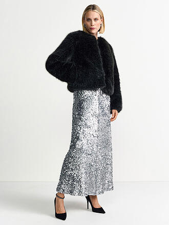 RICHROYAL | Veste aspect fourrure