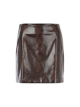 RICHROYAL | Mini-jupe aspect cuir