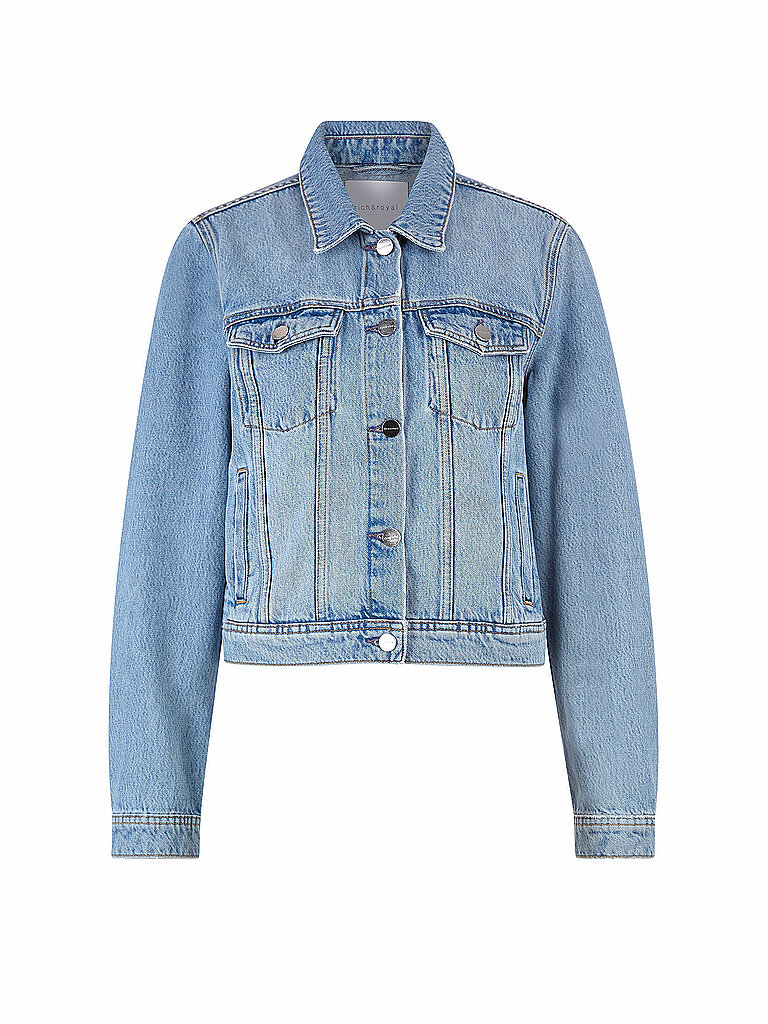 Richroyal Veste en jean bleu 38