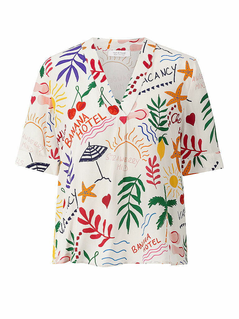 Richroyal T-shirt blouse blanc 36
