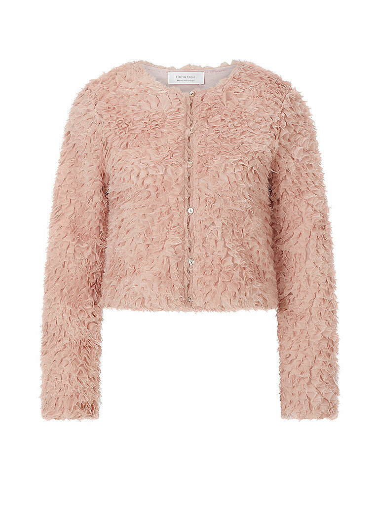 RICHROYAL Veste courte rose | S