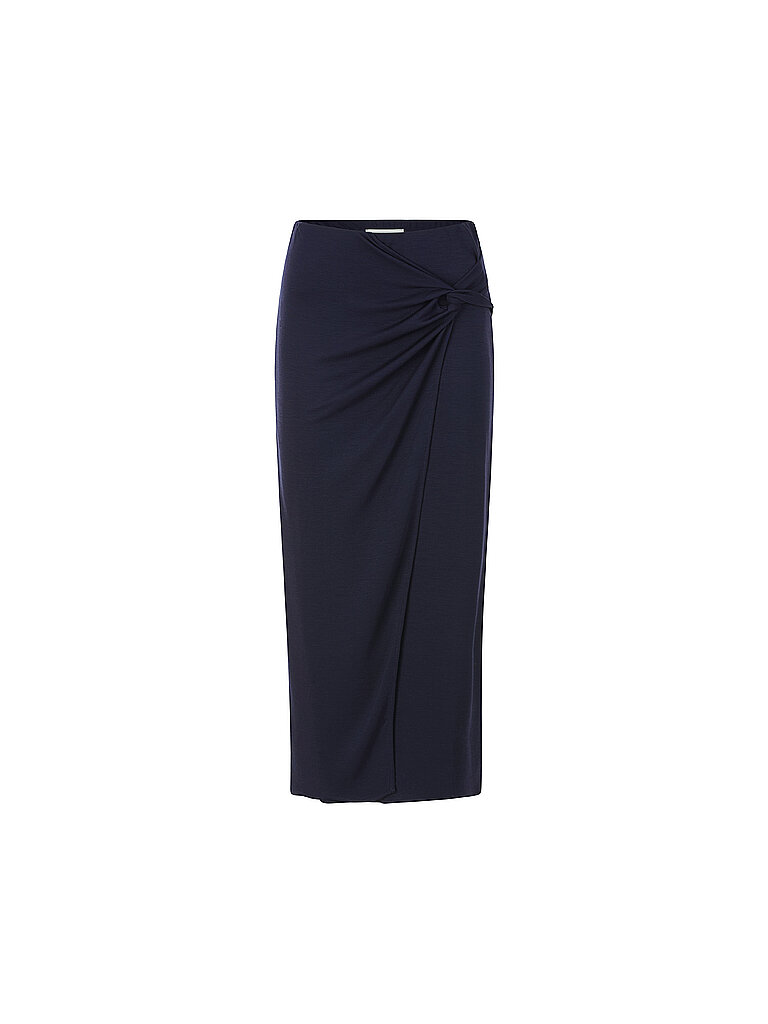 Midi-jupe bleu marine XL