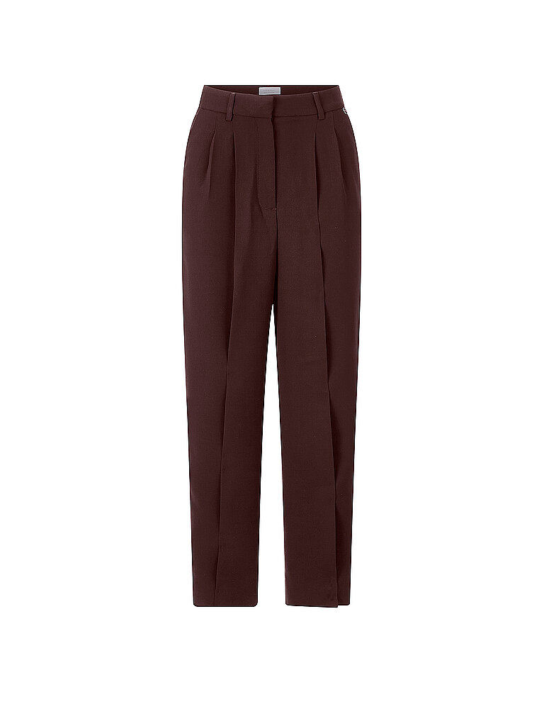 Pantalon de tailleur 7/8 marron 34