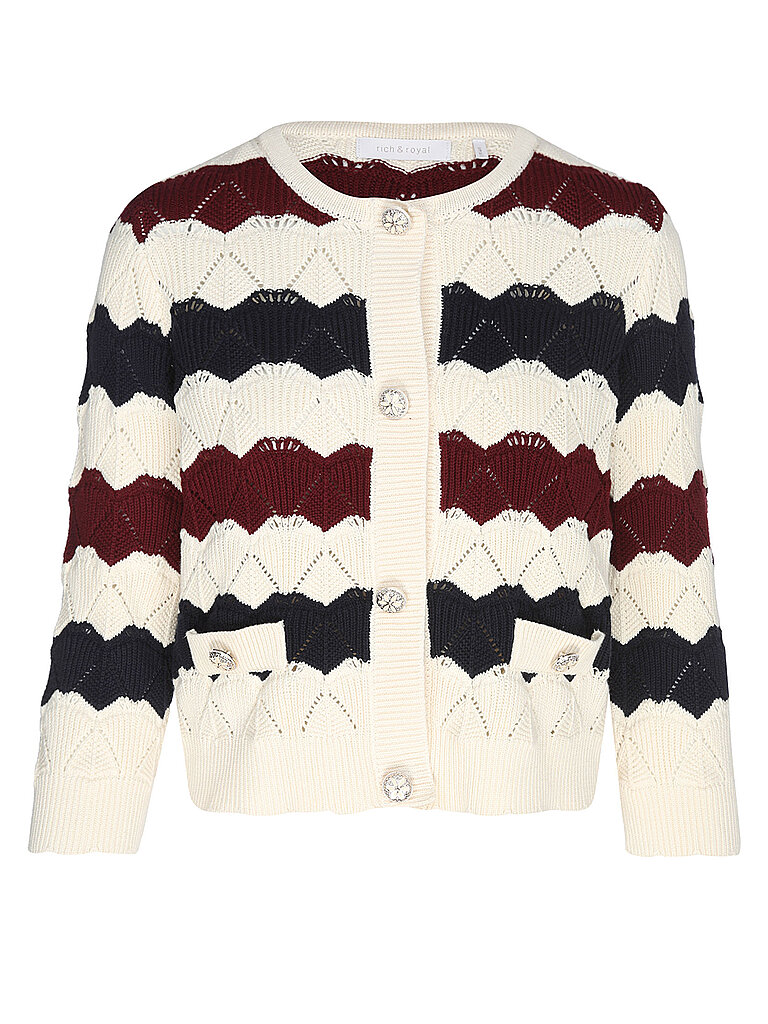 RICHROYAL Cardigan rouge foncé | XS