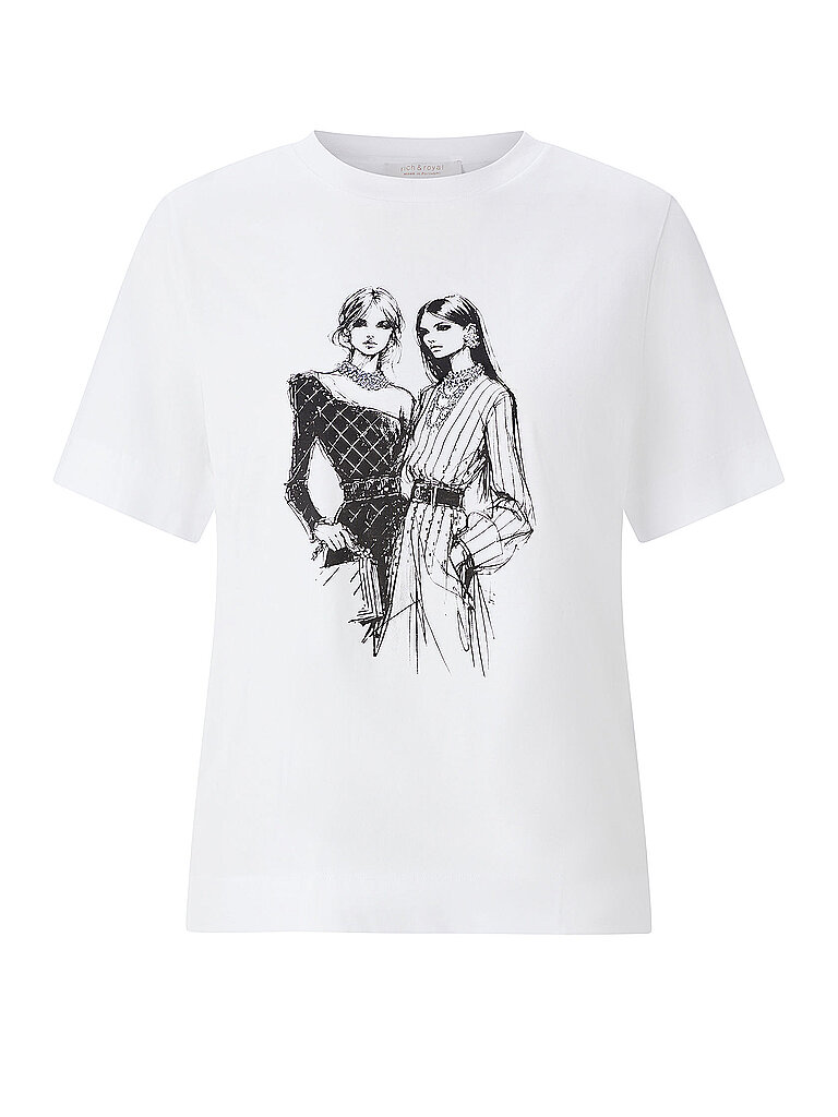 Richroyal T-shirt blanc XS