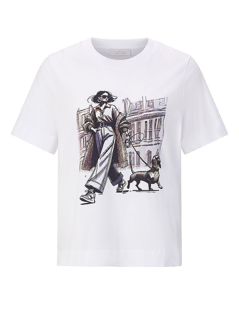 Richroyal T-shirt blanc XS