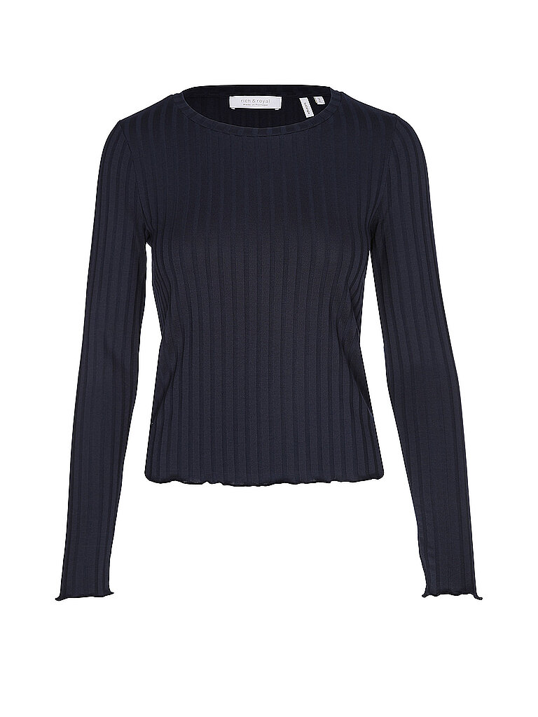 RICHROYAL T-shirt à manches longues bleu marine | XL