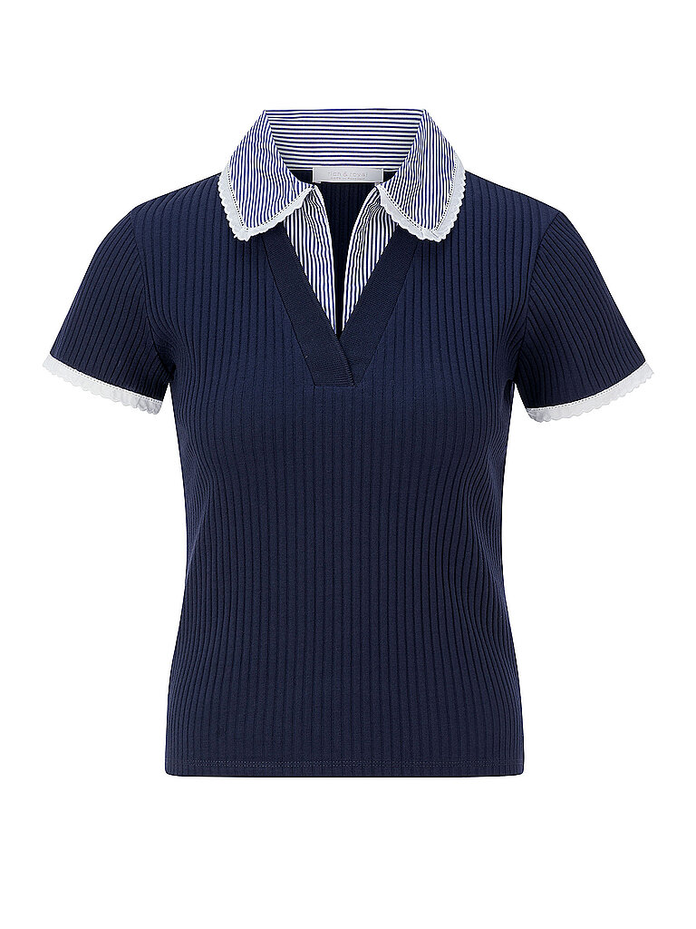 Richroyal Polo bleu marine XL