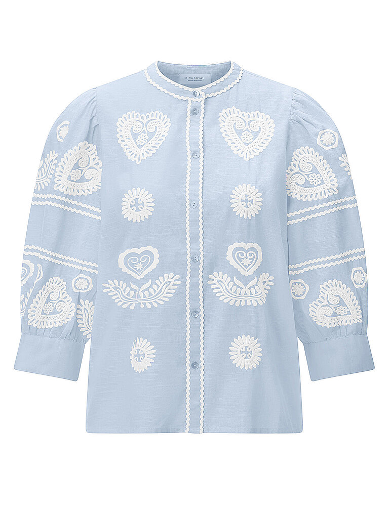 Richroyal Blouse bleu clair 34