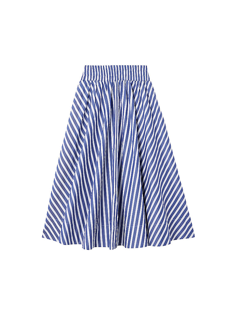 Jupe midi bleu marine 34
