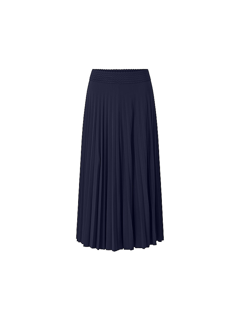 Midi-jupe bleu marine 34