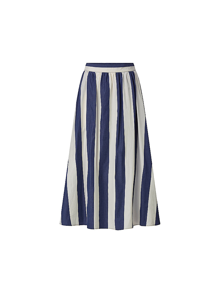 Jupe midi bleu marine 34