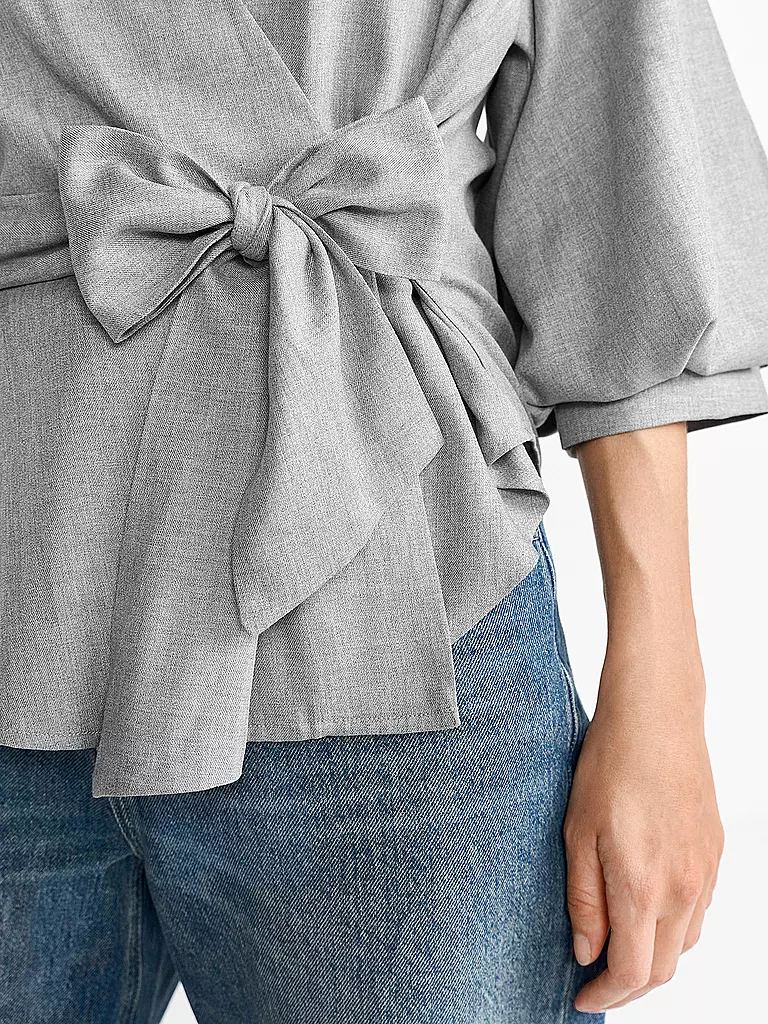 RICHROYAL | Blouse portefeuille | Gris