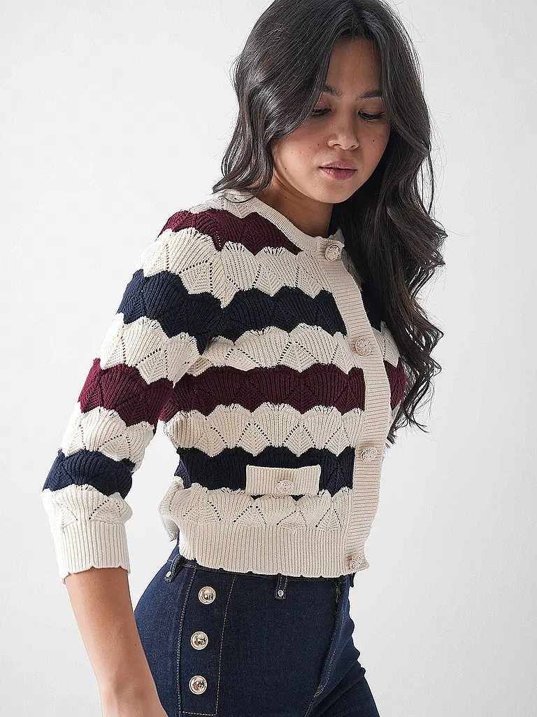 RICHROYAL | Cardigan | Rouge foncé