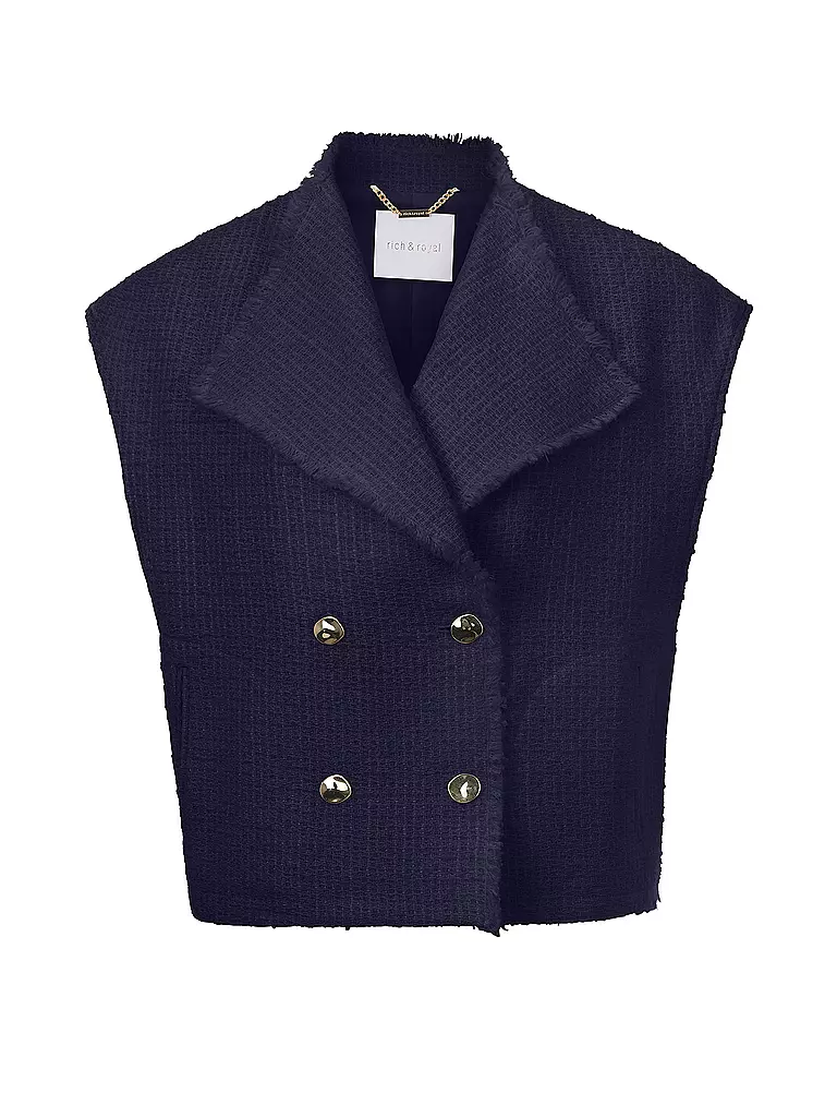 RICHROYAL | Gilet | Bleu foncé