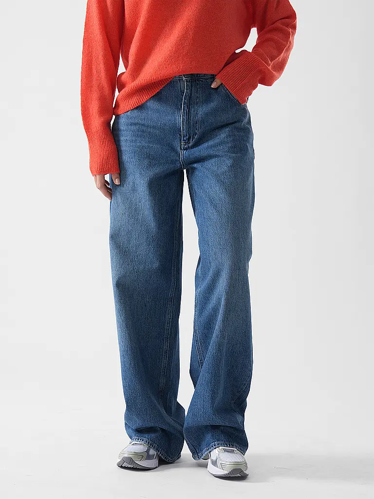 RICHROYAL | Jeans Jambe Large | Bleu