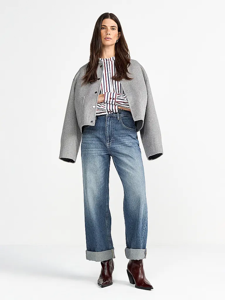 RICHROYAL | Jeans Jambe Large | Bleu