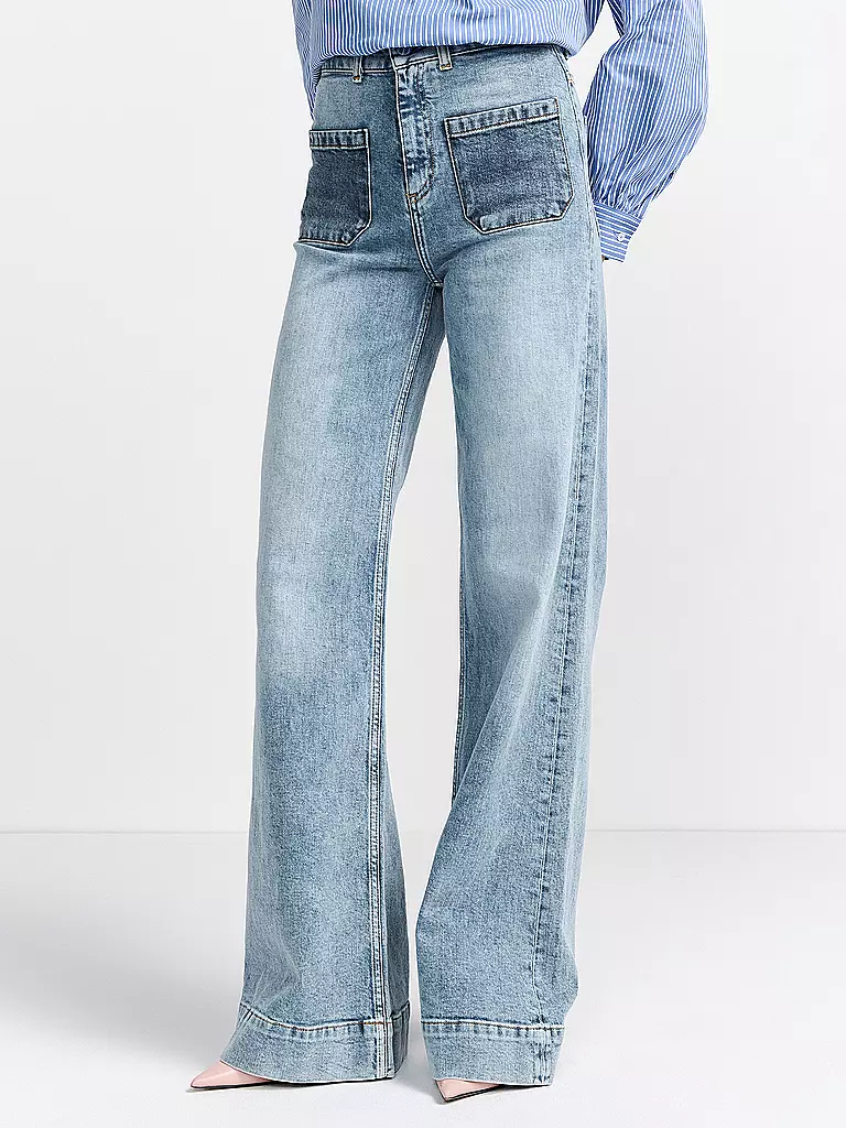 RICHROYAL | Jeans Wide Leg | Bleu