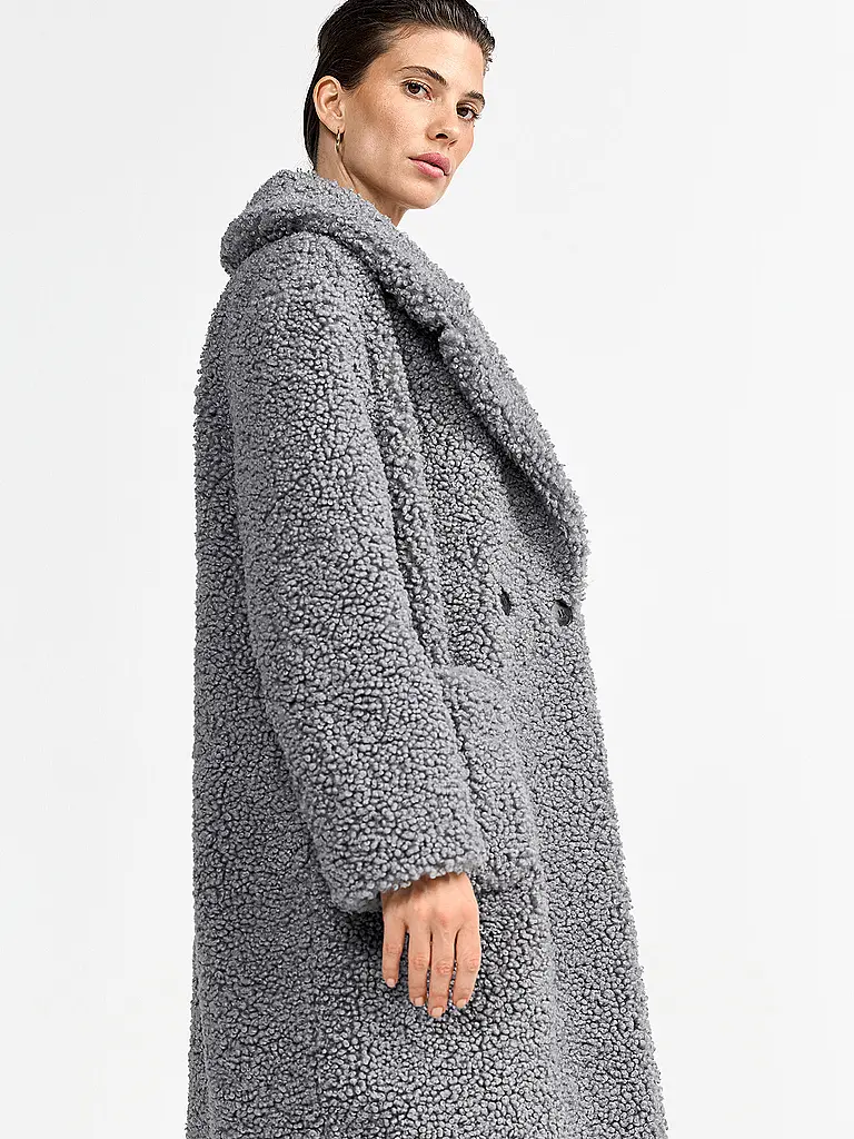 RICHROYAL | Manteau en fausse fourrure | Gris