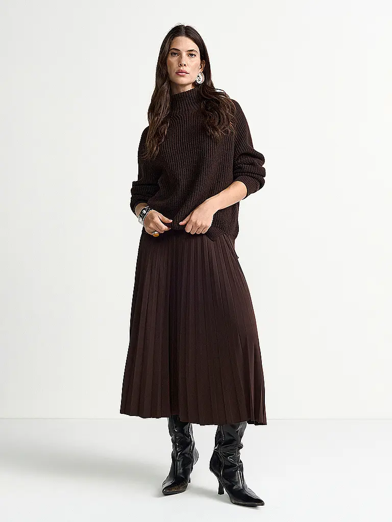 RICHROYAL | Midi-jupe | Marron