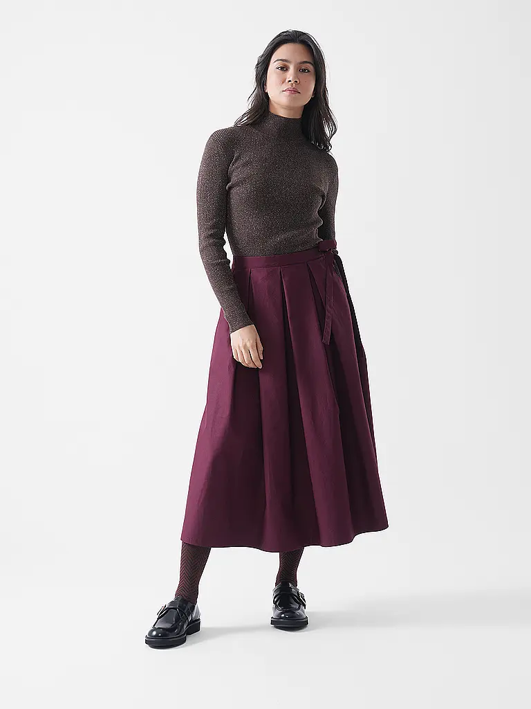 RICHROYAL | Midi-jupe | Rouge foncé