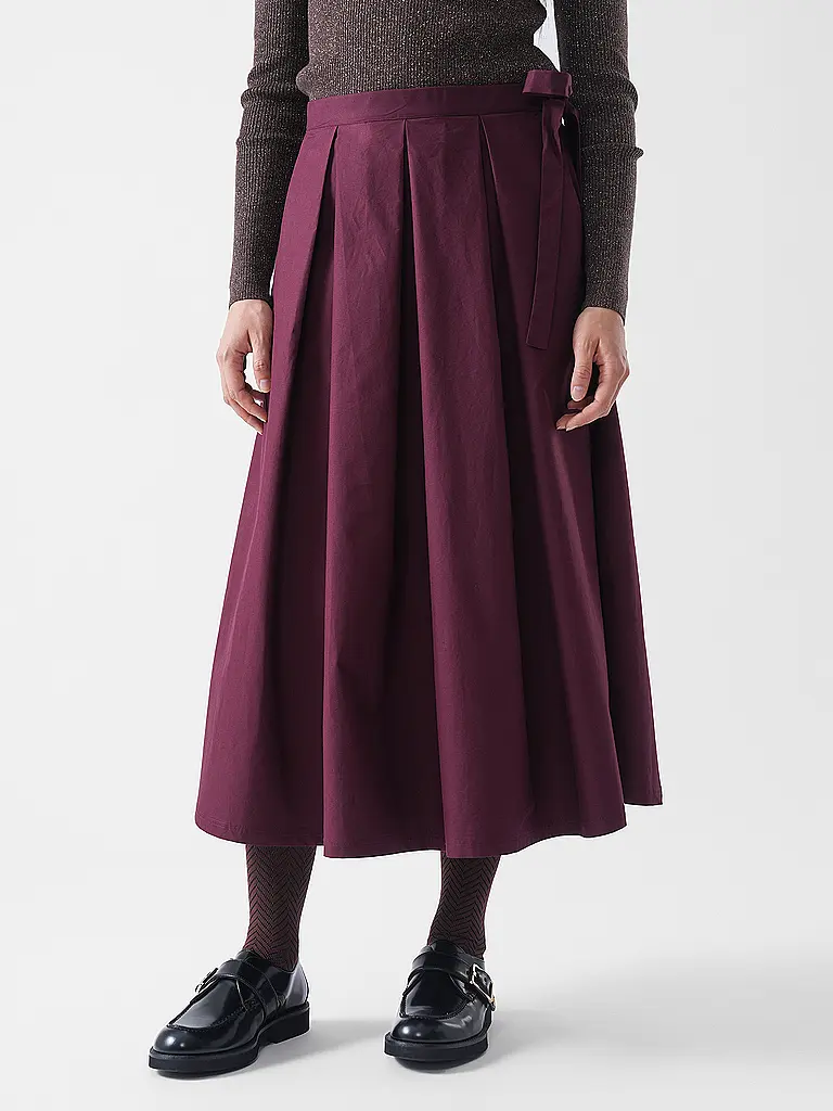 RICHROYAL | Midi-jupe | Rouge foncé