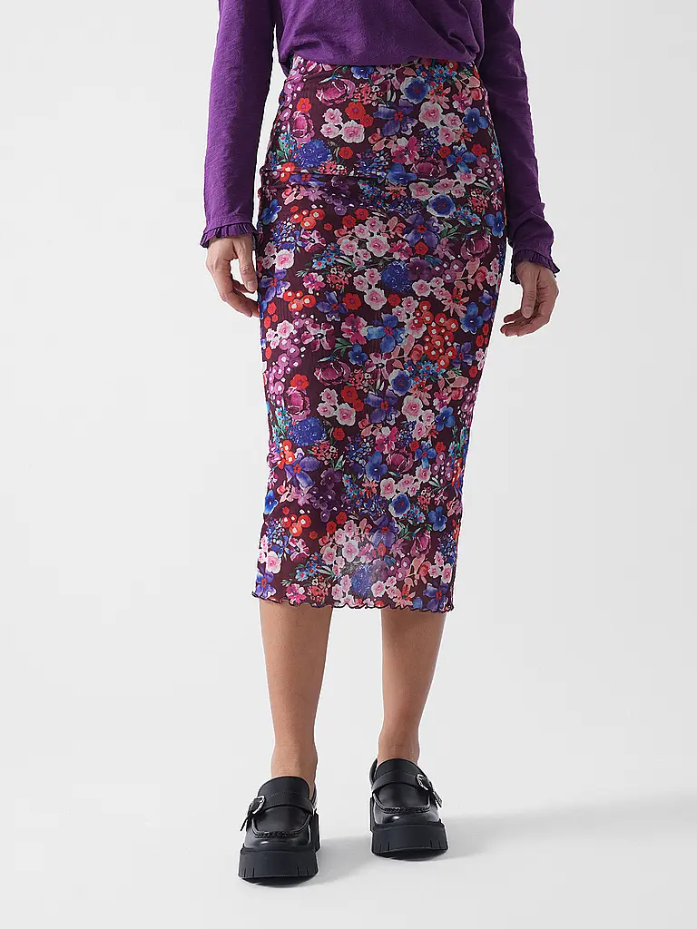 RICHROYAL | Midi-jupe | Rouge foncé