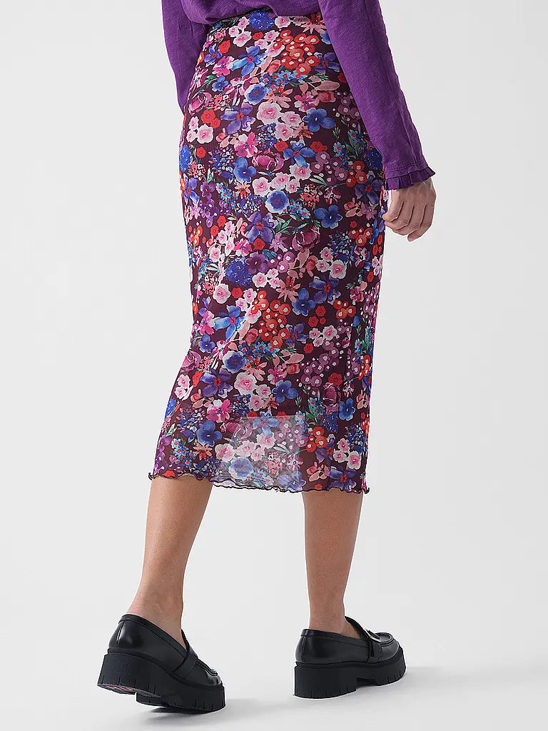 RICHROYAL | Midi-jupe | Rouge foncé