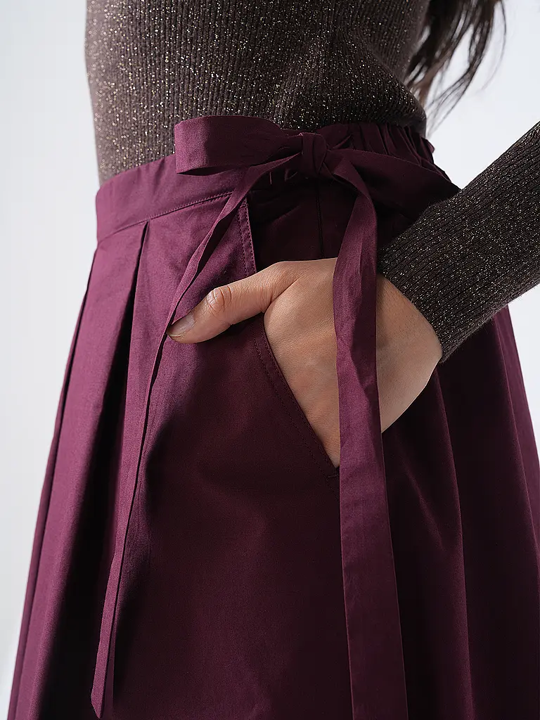 RICHROYAL | Midi-jupe | Rouge foncé