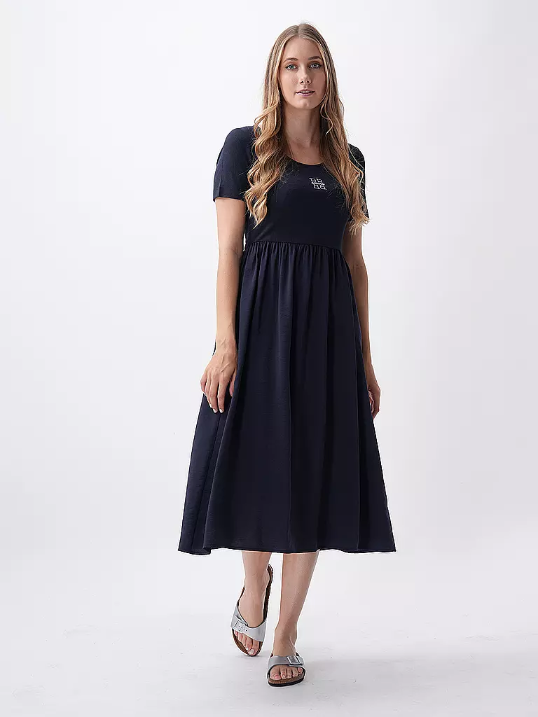 RICHROYAL | Midikleid | Bleu foncé