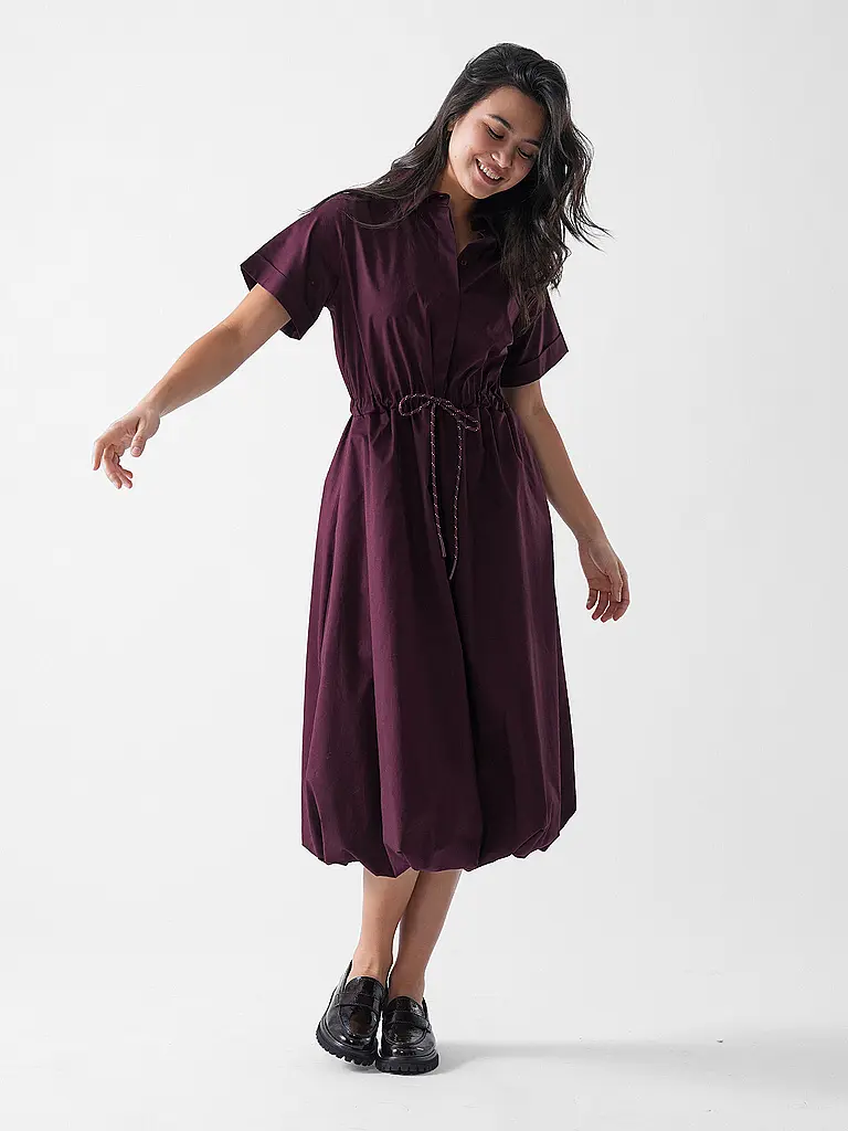 RICHROYAL | Midikleid | Rouge foncé