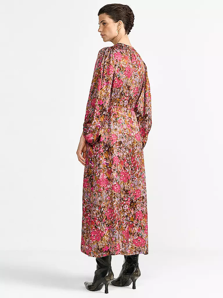 RICHROYAL | Midikleid | Rouge foncé