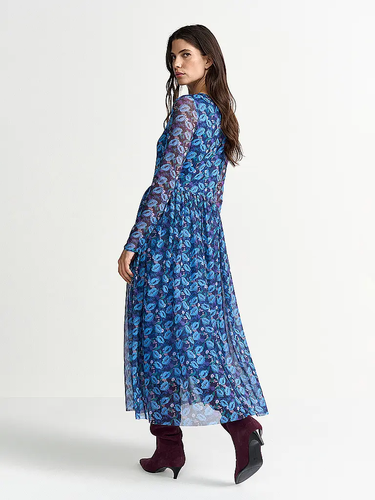 RICHROYAL | Midikleid | Bleu foncé