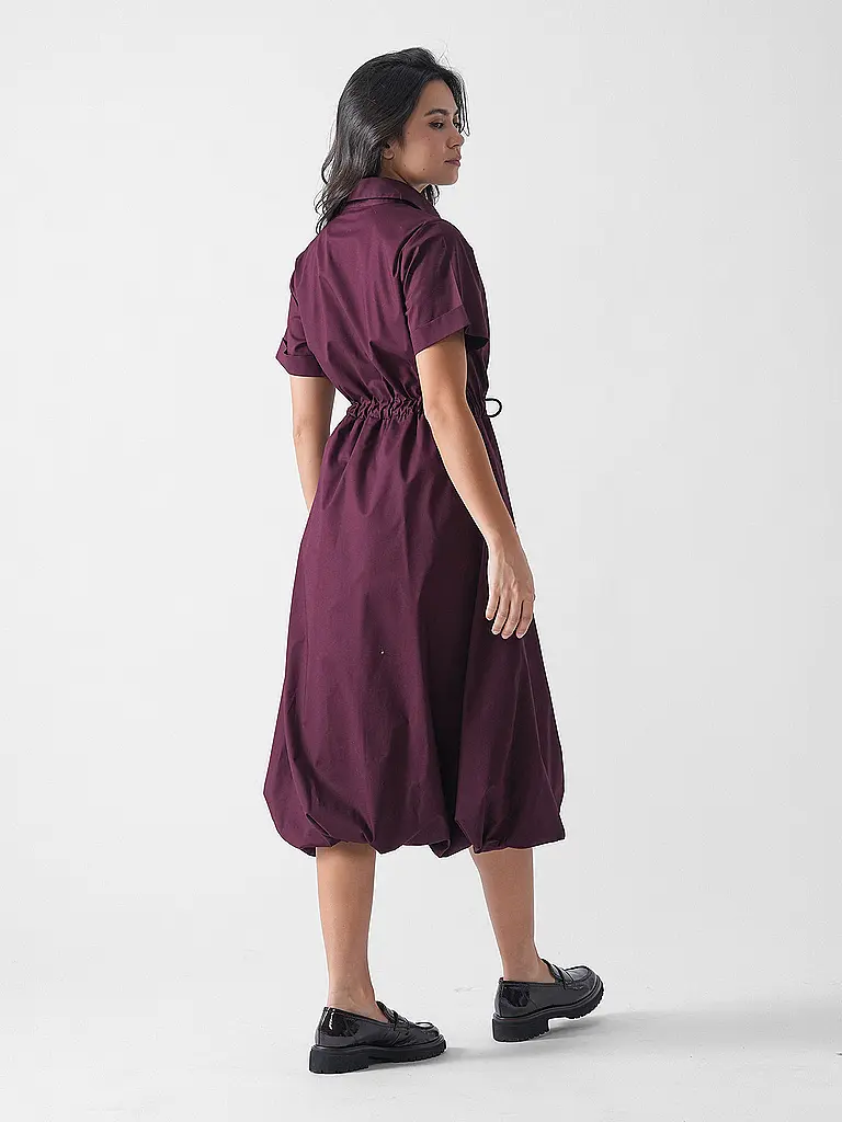 RICHROYAL | Midikleid | Rouge foncé