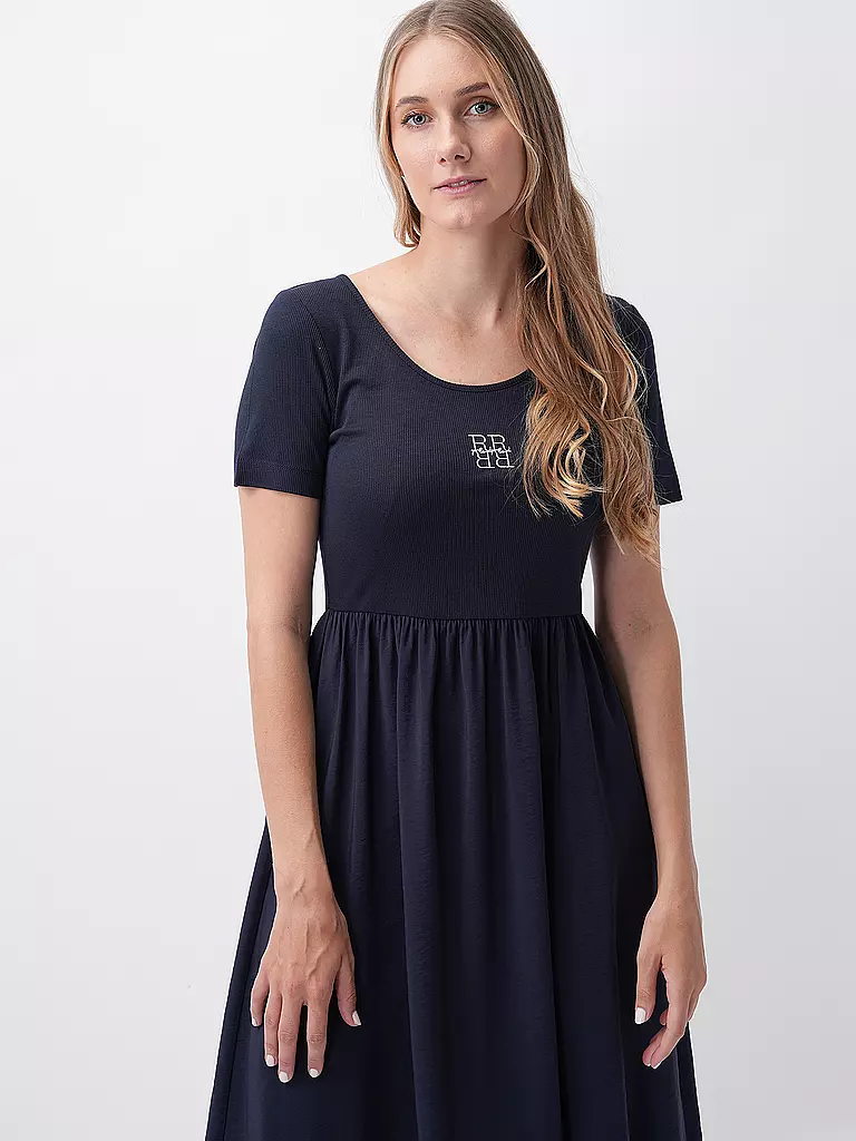 RICHROYAL | Midikleid | Bleu foncé