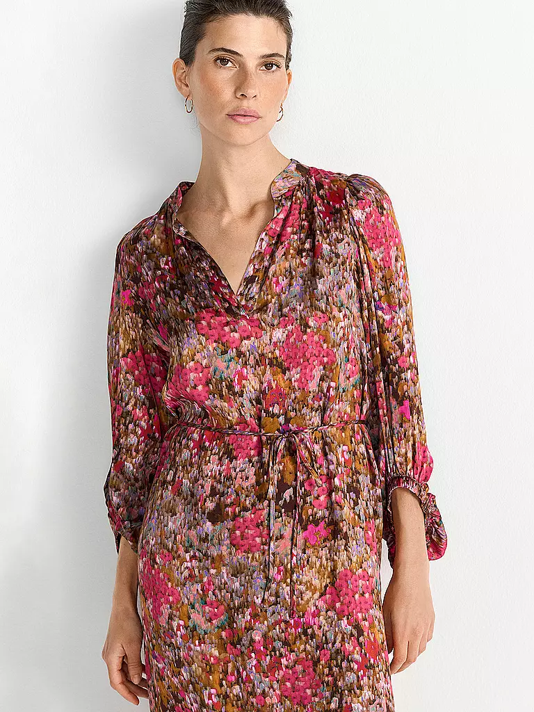 RICHROYAL | Midikleid | Rouge foncé