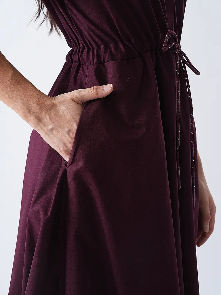 RICHROYAL | Midikleid | Rouge foncé